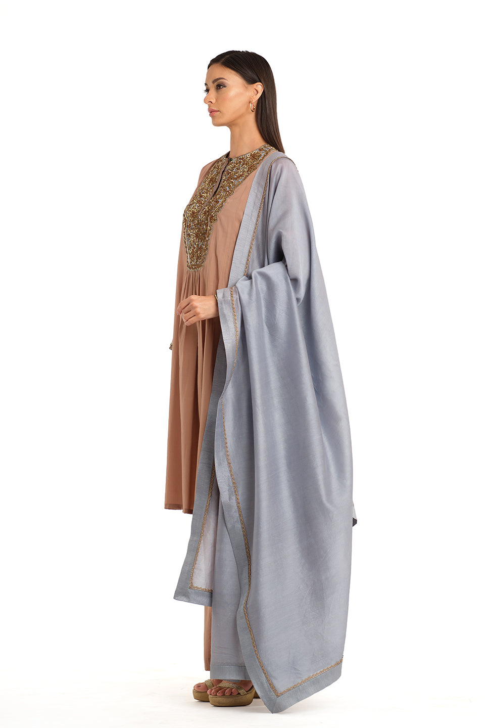 Embroidered tunic set