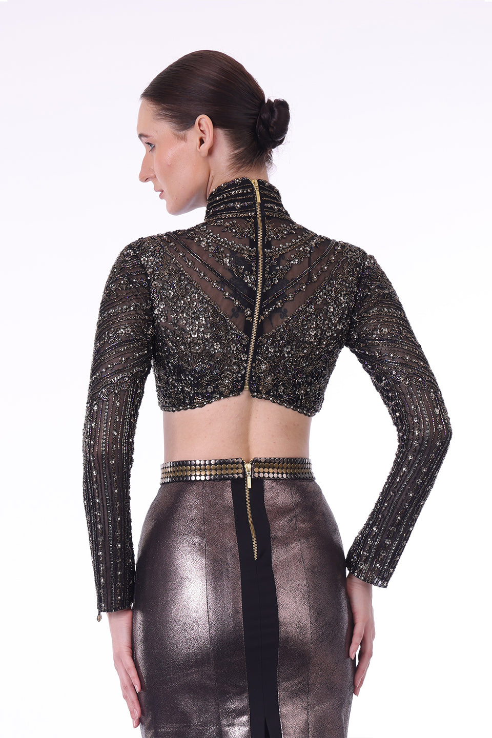 Black full sleeves top