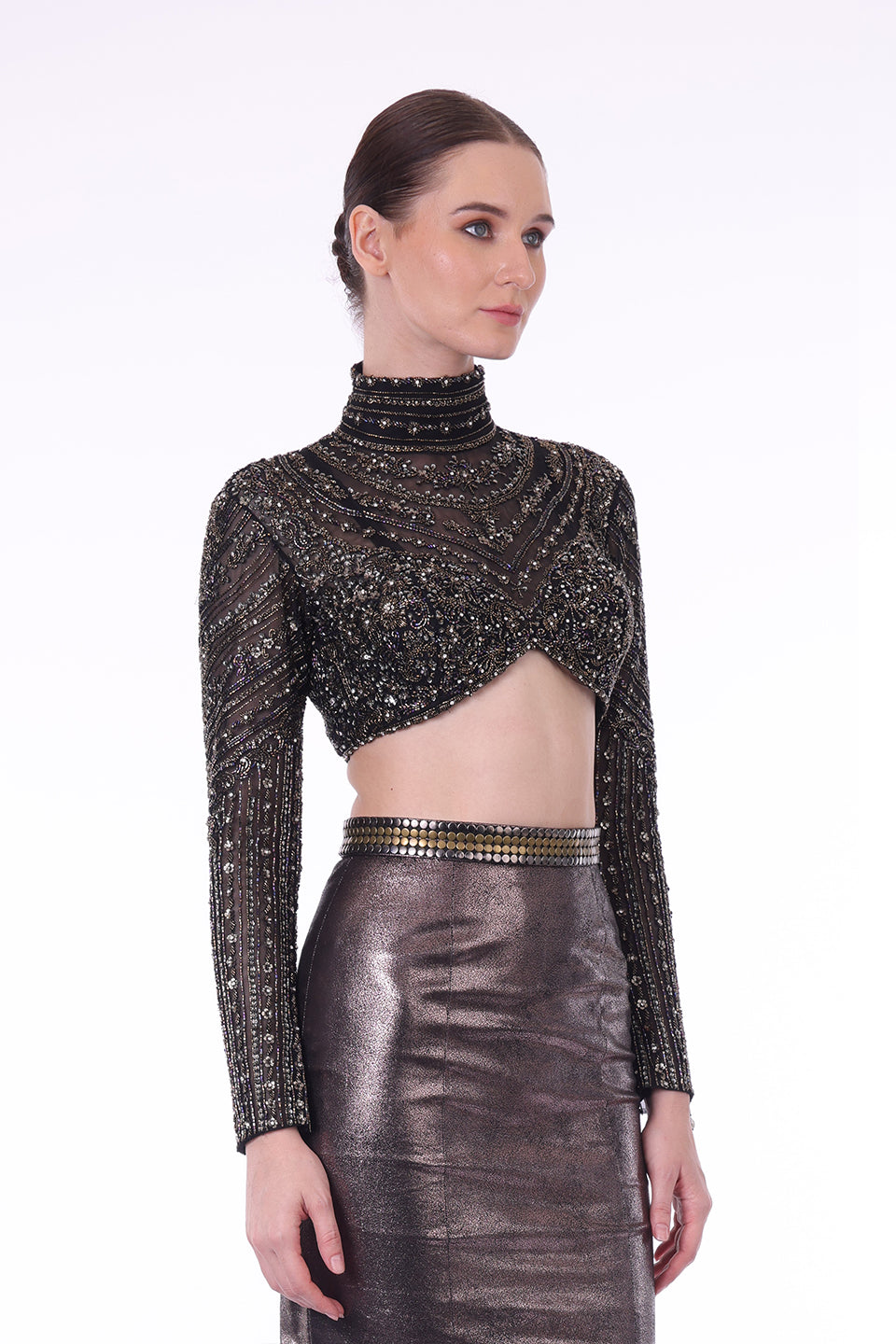 Black full sleeves top