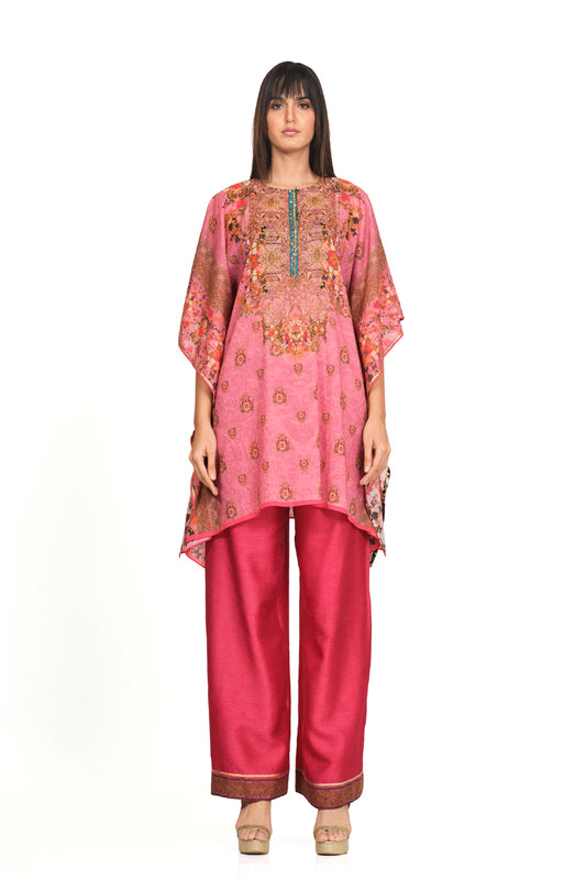 Printed cotton kaftan