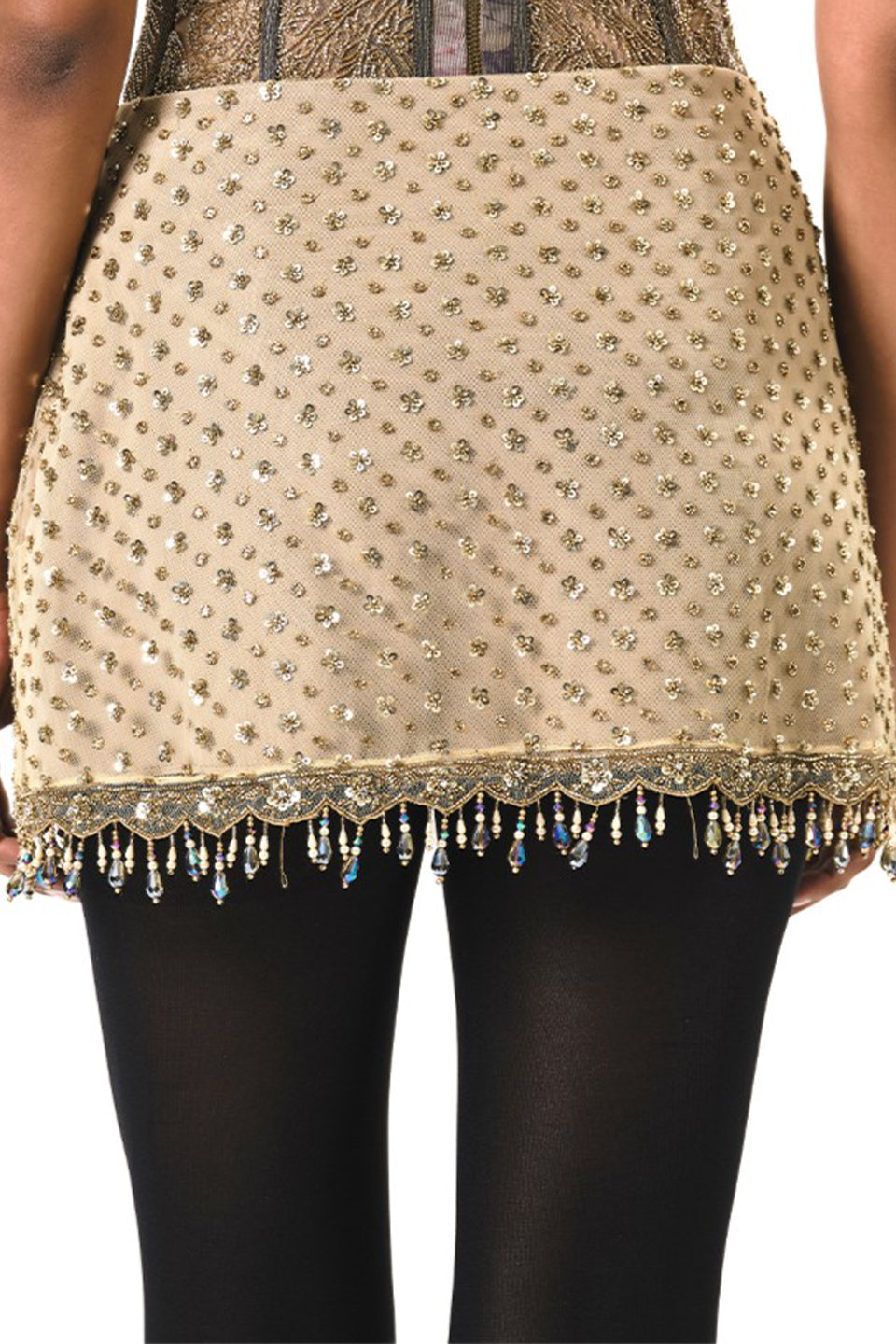 Tasseled short skirt
