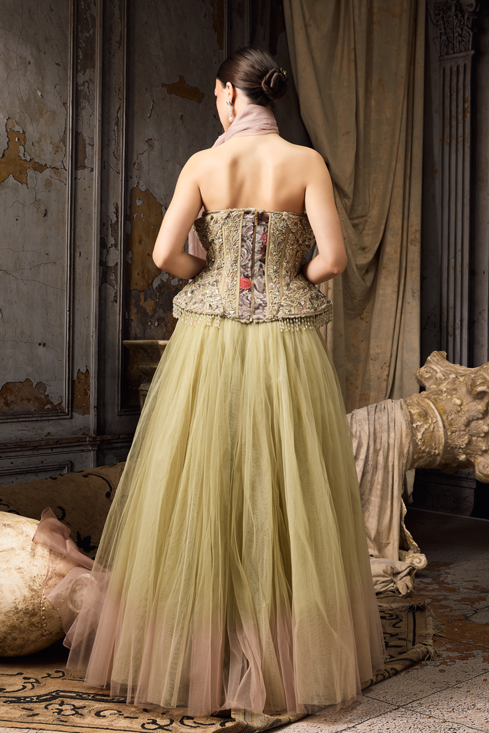 Corset Fit Lehenga Choli Set