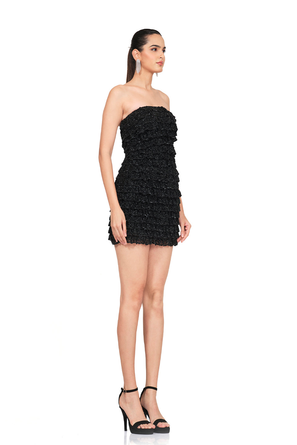 Ruffle short dress