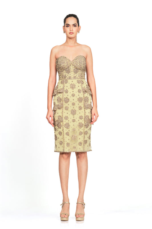 Pistachio tube dress