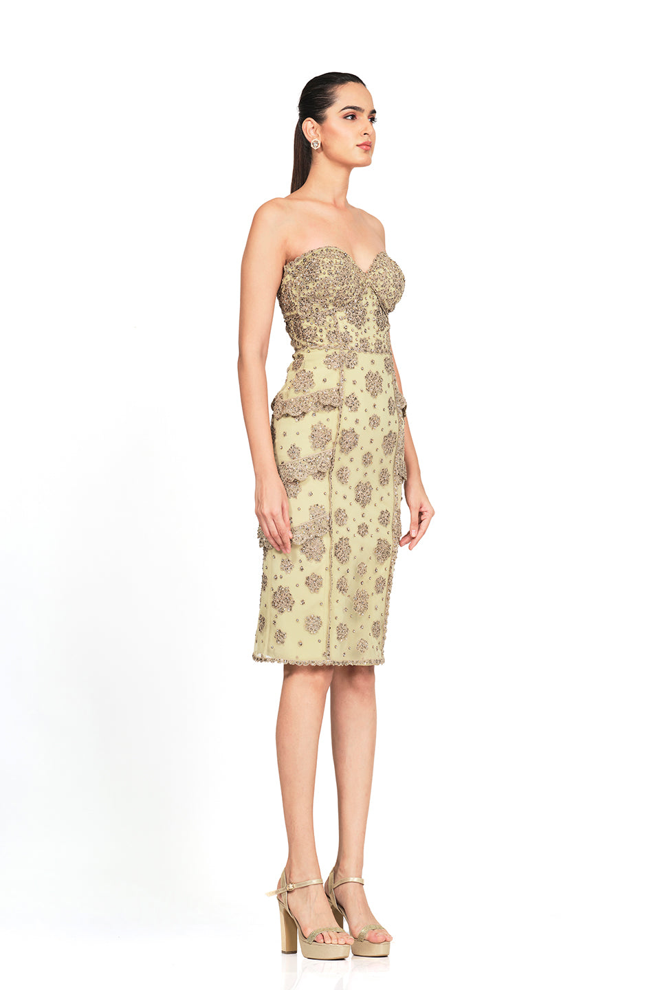 Pistachio tube dress