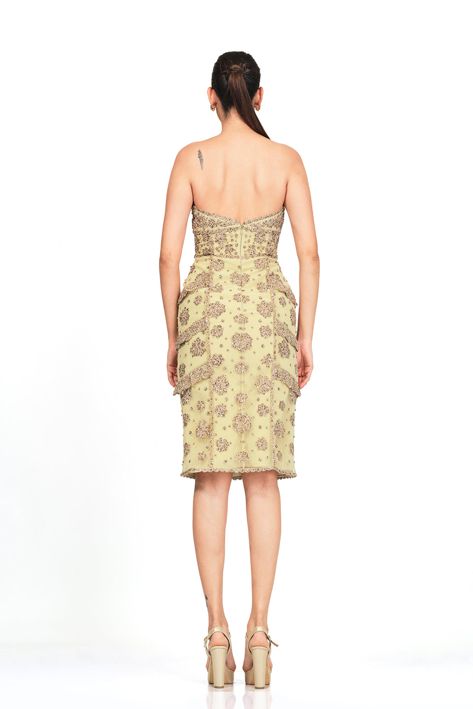 Pistachio tube dress