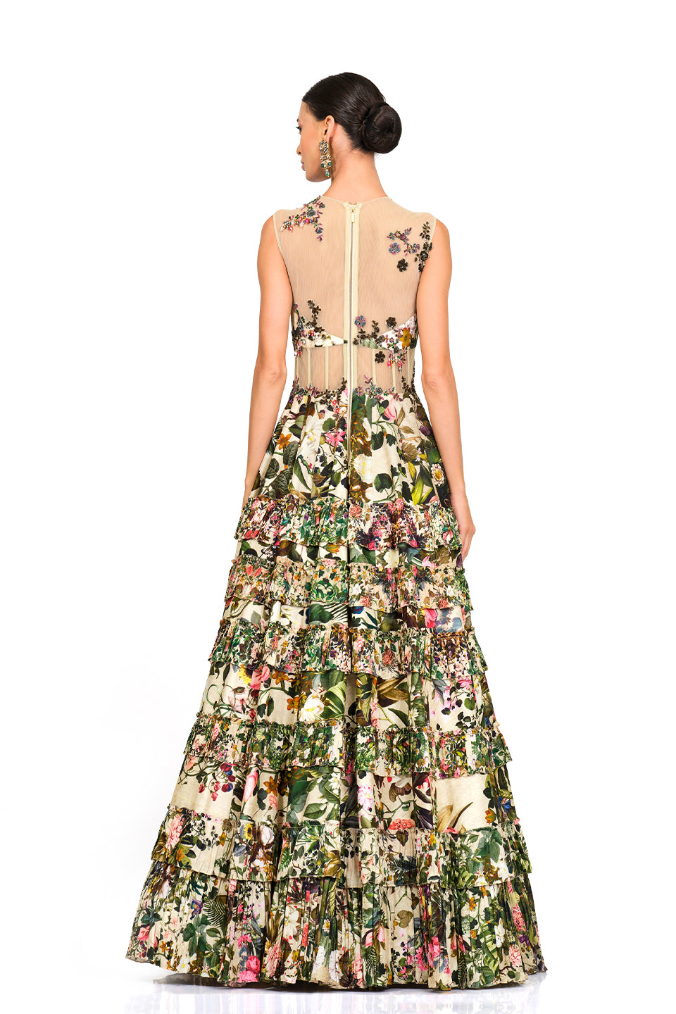 Signature printed gown