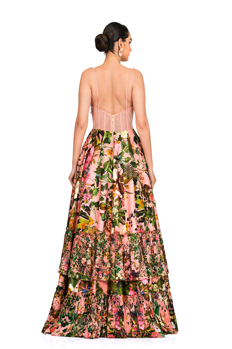 Signature printed gown