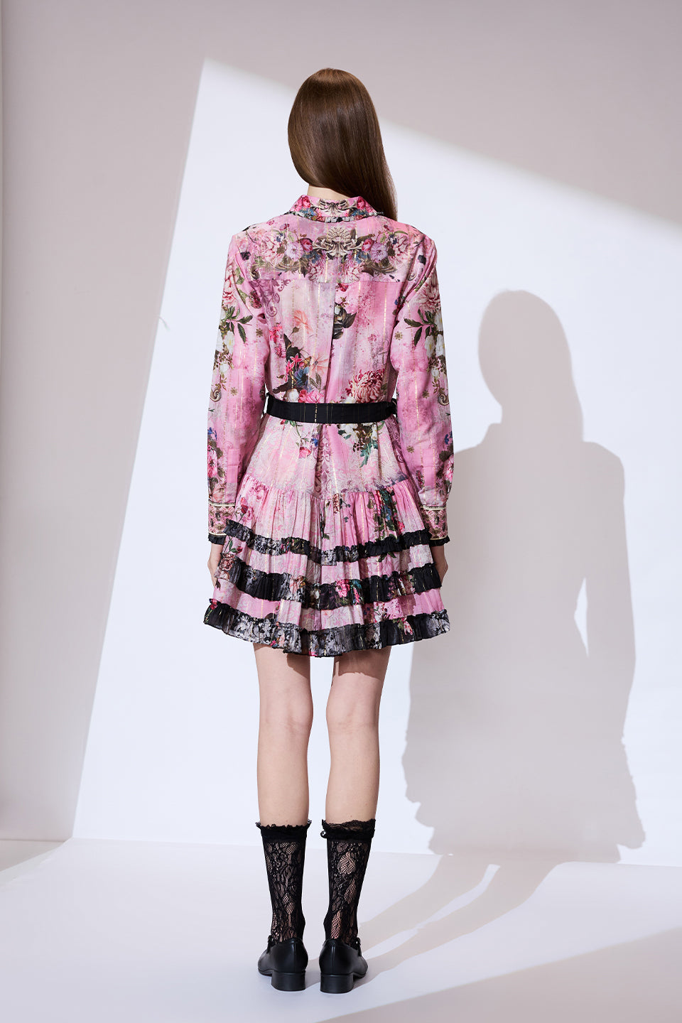 Prined shirt dress
