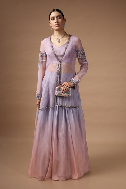 Short jacket lehenga set
