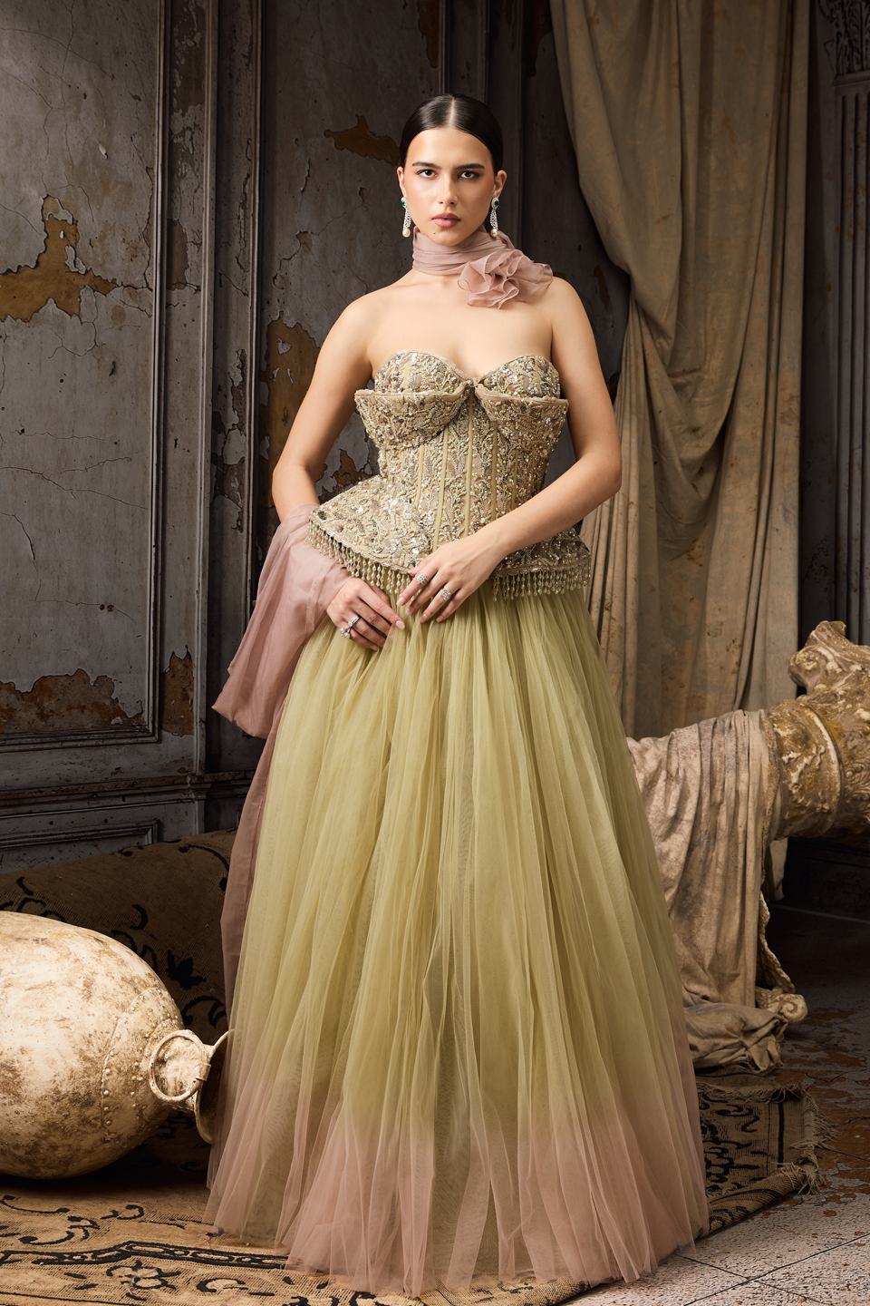 Corset Fit Lehenga Choli Set